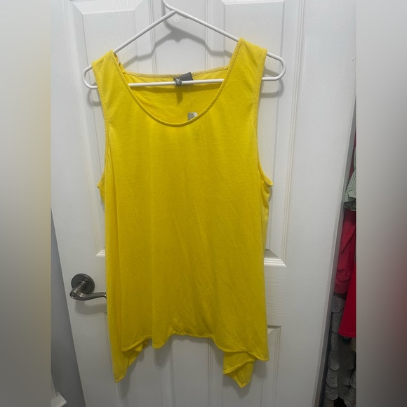 new directions Tops - New Directions Yellow Sleeveless Tank Top